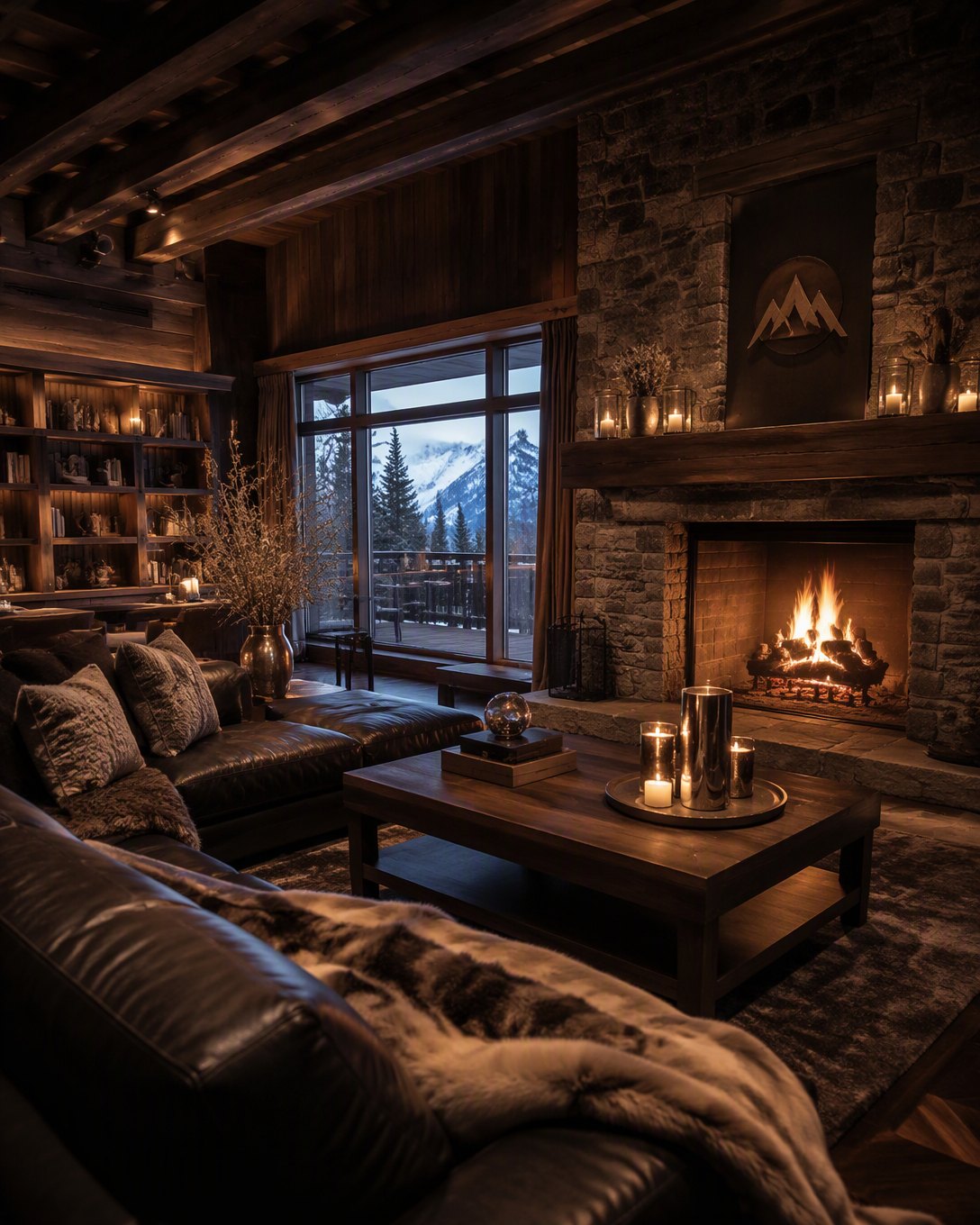 Un chalet privé au coin du feu, l’élégance discrète des Trois Vallées.