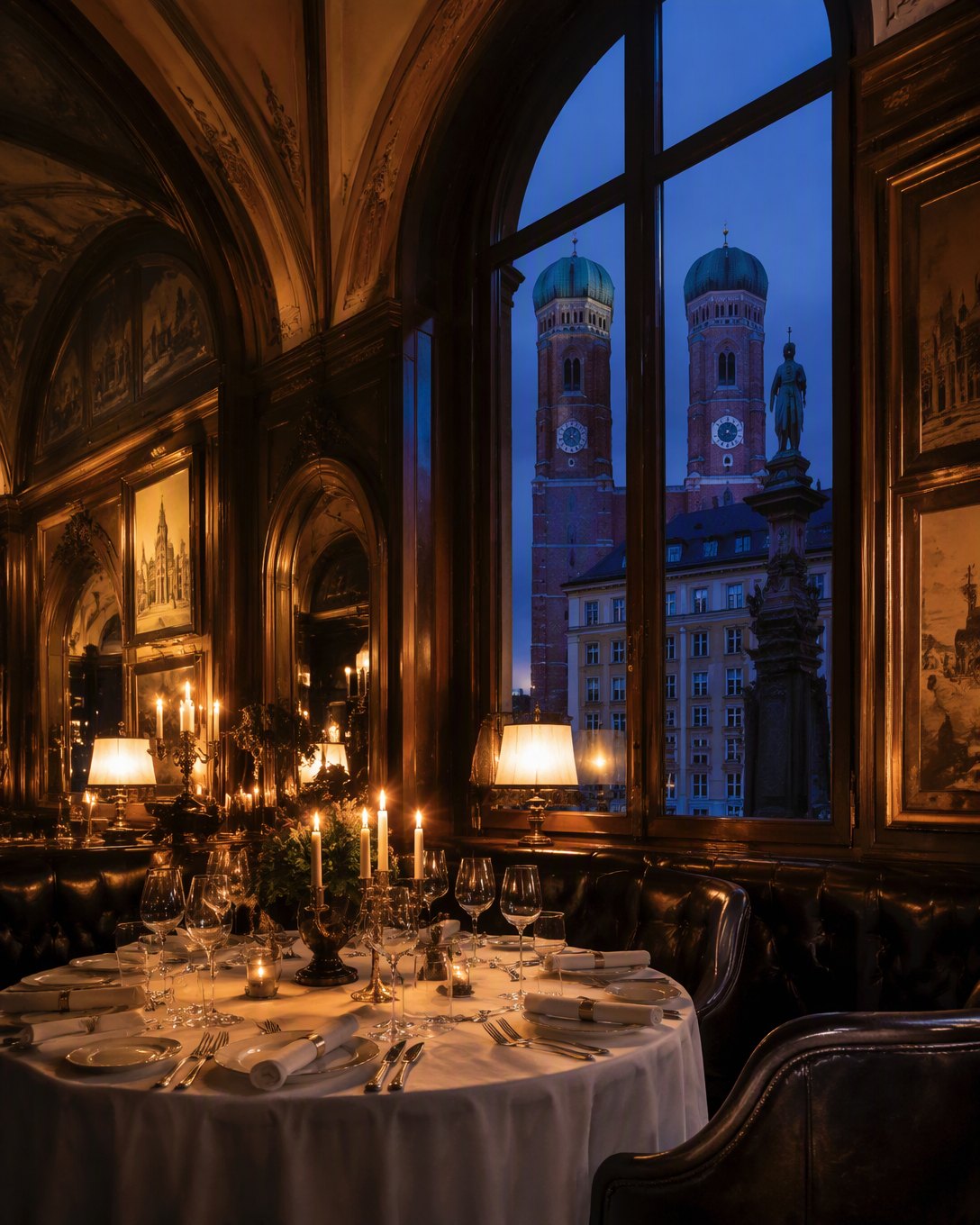 Une brasserie historique privatisée pour un dîner aux chandelles.